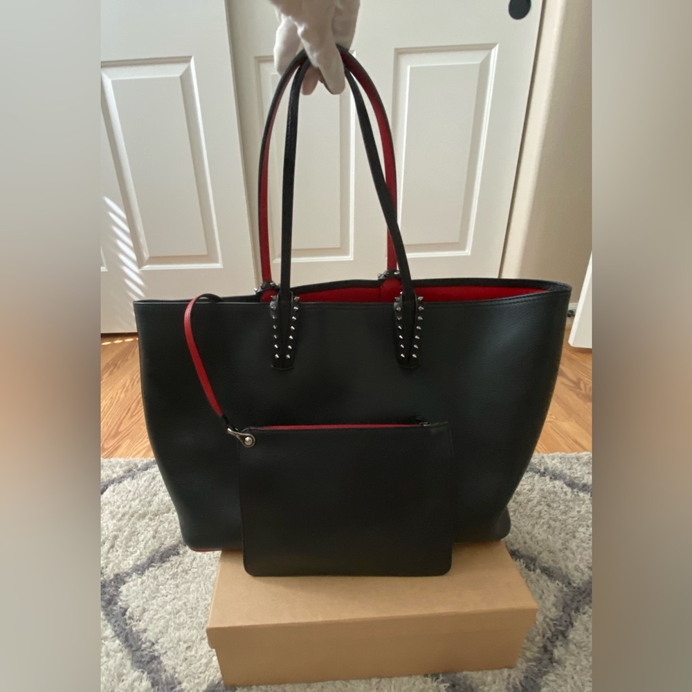 Christian Louboutin Cabata Calfskin Leather Tote
